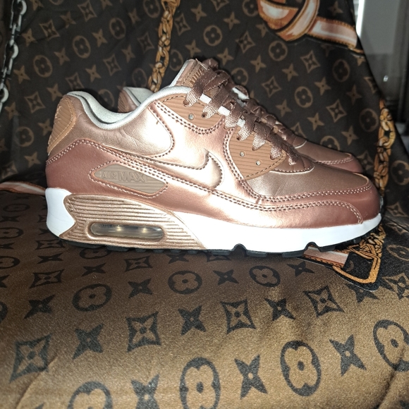 Nike Air Max 90 Metallic Rose Gold - Picture 10 of 12